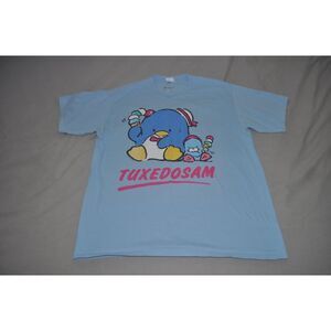 Tuxedo Sam Hello Kitty and Friend By SanRio Womens T-shirt - EUC